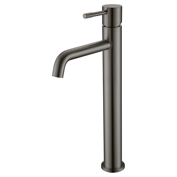 Смеситель для раковины высокий Boheme Uno 462-GM, графит -  Смеситель для раковины высокий Boheme Uno 462-GM, графит фото