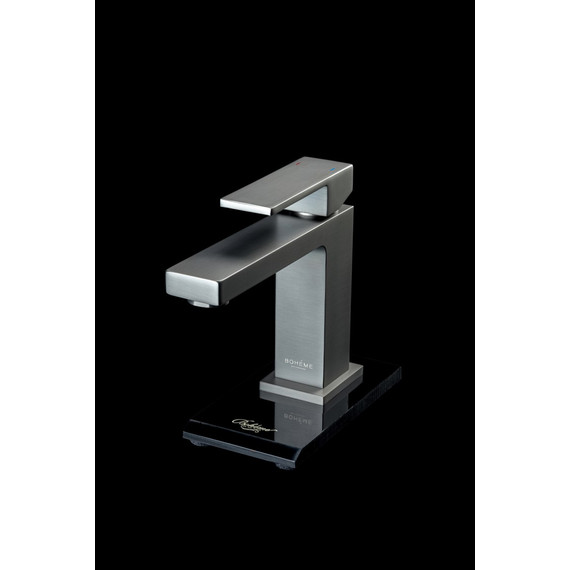 Смеситель для раковины Boheme Qubic 471-GM, графит - 2 Смеситель для раковины Boheme Qubic 471-GM, графит фото 2