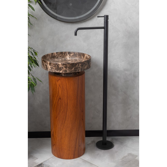 Смеситель для раковины Boheme Uno 107-B, чёрный - 2 Смеситель для раковины Boheme Uno 107-B, чёрный фото 2