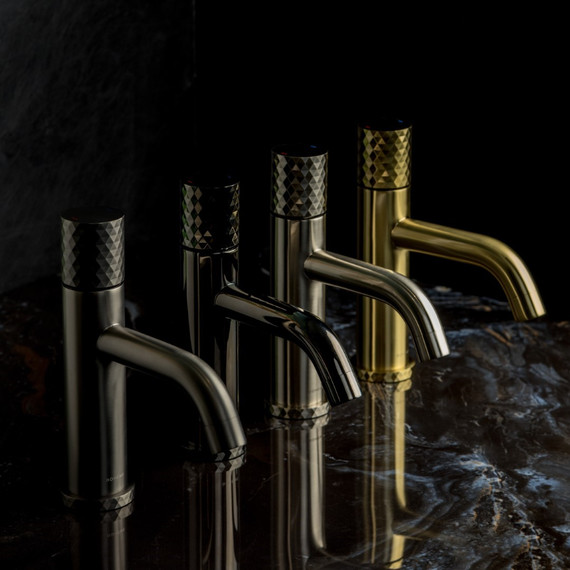 Смеситель для раковины Boheme Stick 121-MG, золото матовое фото 3