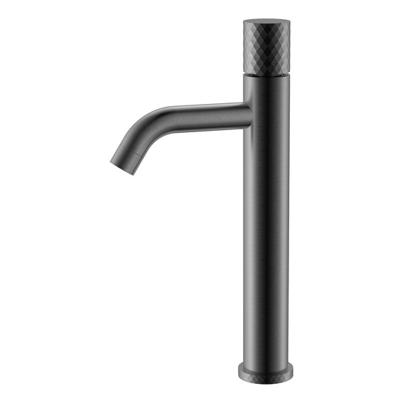 Смеситель для раковины высокий Boheme Stick 122-GM, графит -  Смеситель для раковины высокий Boheme Stick 122-GM, графит фото