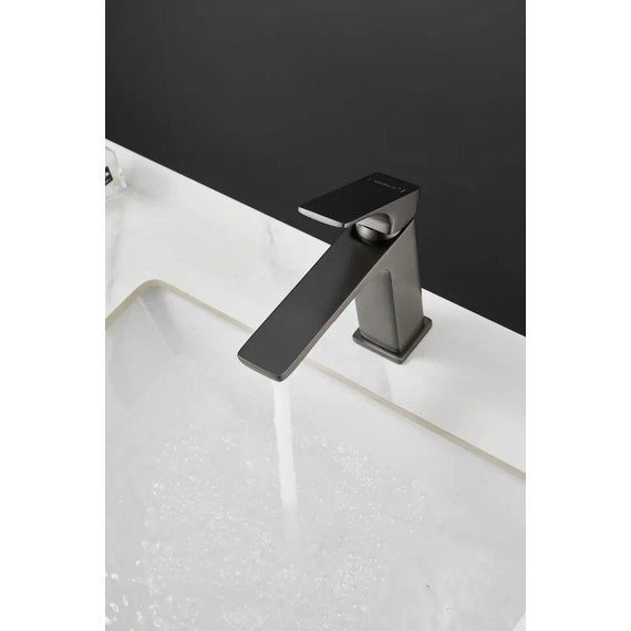 Смеситель для раковины BELZ B10709-3, графит фото 3