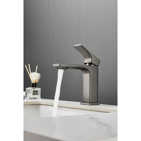 Смеситель для раковины BELZ B10709-3, графит фото 2