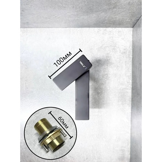 Смеситель для раковины BELZ B10709-7, чёрный фото 4