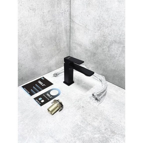 Смеситель для раковины BELZ B10709-7, чёрный фото 5