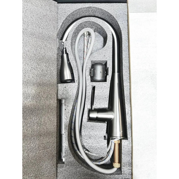 Смеситель для кухни BELZ B74816-3, графит фото 8