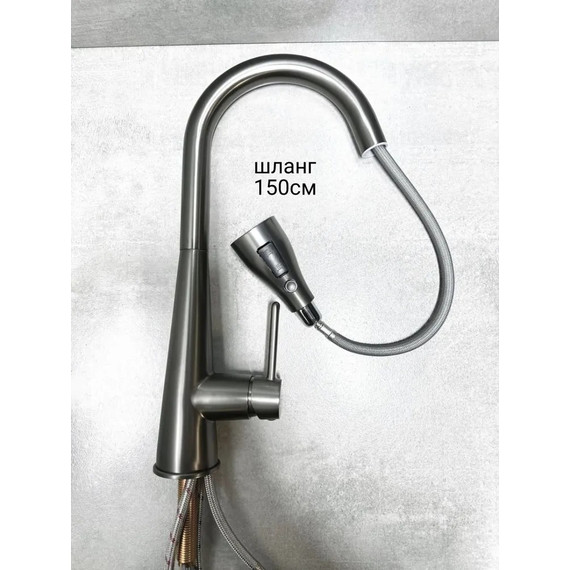 Смеситель для кухни BELZ B74816-3, графит фото 6