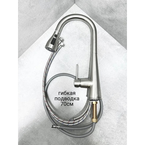 Смеситель для кухни BELZ B74816-6, никель фото 5