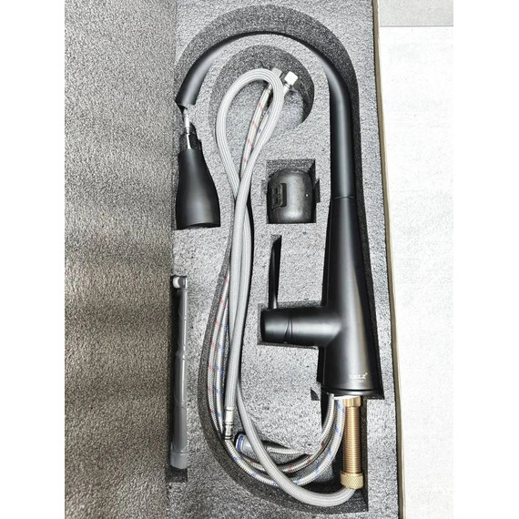 Смеситель для кухни BELZ B74816-7, черный фото 8