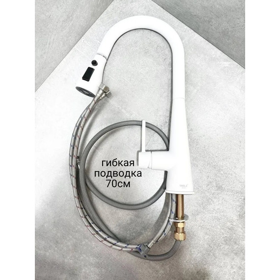 Смеситель для кухни BELZ B74816-8, белый фото 7