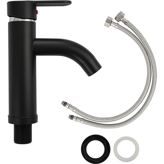 Смеситель для раковины Brimix 5952, чёрный (материал абс пластик) фото 2