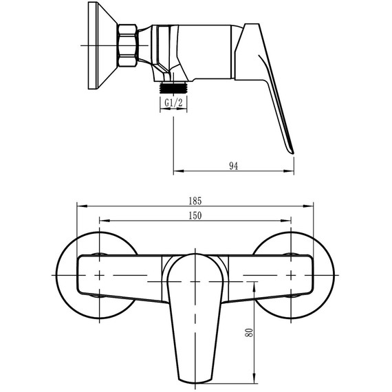 Смеситель для душа Loranto Gracia LR40506000 фото 7