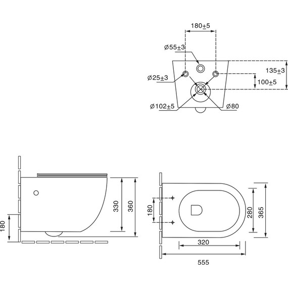 Унитаз-биде подвесной безободковый SantiLine SL-5002T-SM/BD с тонкой крышкой микролифт (система смыва Торнадо) - 2 Унитаз-биде подвесной безободковый SantiLine SL-5002T-SM/BD с тонкой крышкой микролифт (система смыва Торнадо) фото 2