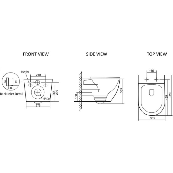 Унитаз подвесной безободковый SantiLine SL-5025MB с тонкой крышкой микролифт (система смыва Торнадо) - 2 Унитаз подвесной безободковый SantiLine SL-5025MB с тонкой крышкой микролифт (система смыва Торнадо) фото 2
