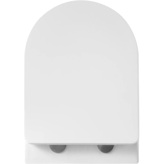 Унитаз подвесной безободковый SantiLine SL-5025 с тонкой крышкой микролифт (система смыва Торнадо) - 8 Унитаз подвесной безободковый SantiLine SL-5025 с тонкой крышкой микролифт (система смыва Торнадо) фото 8