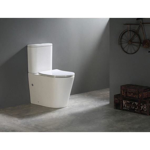 Унитаз-компакт безободковый SantiLine SL-5026 с тонкой крышкой микролифт (система смыва Торнадо) - 10 Унитаз-компакт безободковый SantiLine SL-5026 с тонкой крышкой микролифт (система смыва Торнадо) фото 10