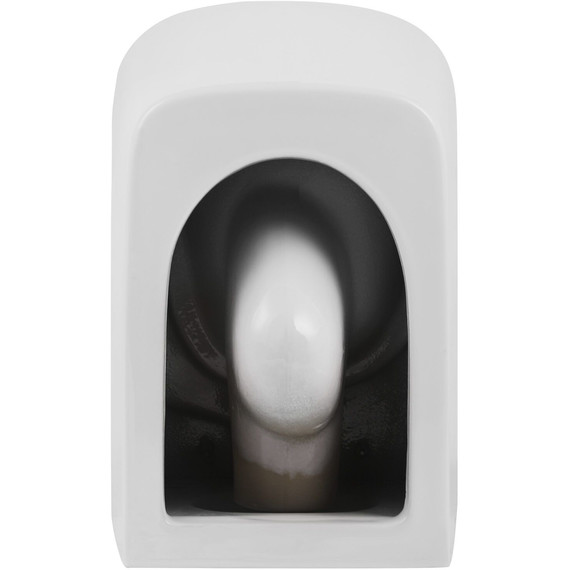 Унитаз подвесной безободковый SantiLine SL-5027 с тонкой крышкой микролифт (система смыва Торнадо) - 11 Унитаз подвесной безободковый SantiLine SL-5027 с тонкой крышкой микролифт (система смыва Торнадо) фото 11