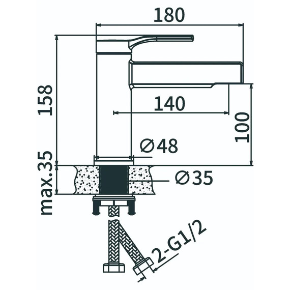 Смеситель для раковины Belz B12612 фото 18