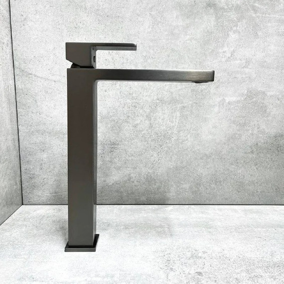 Смеситель для раковины высокий Belz B11613-3, графит фото 2