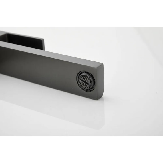 Смеситель для раковины высокий Belz B11613-3, графит фото 17