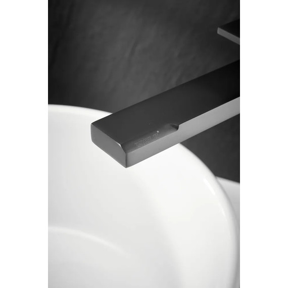 Смеситель для раковины высокий Belz B11613-3, графит фото 10