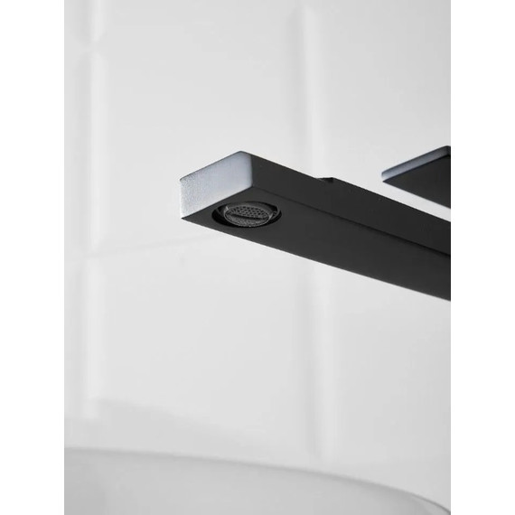 Смеситель для раковины высокий Belz B11613-7, чёрный фото 16