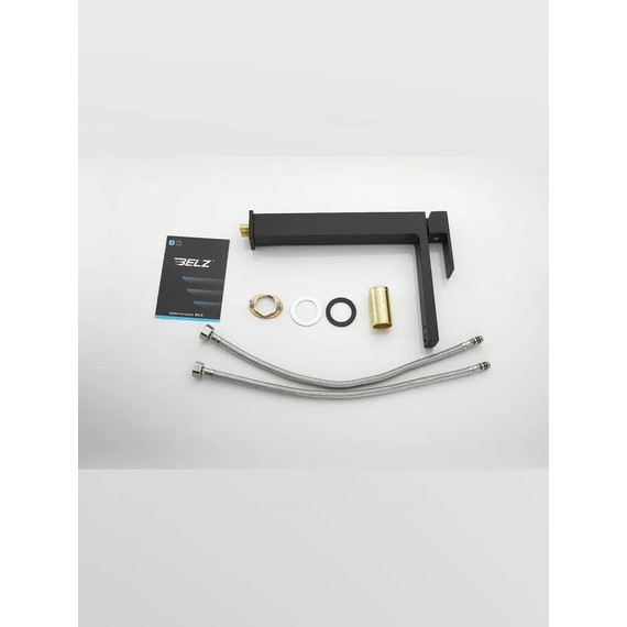 Смеситель для раковины высокий Belz B11613-7, чёрный фото 22