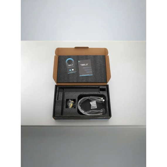 Смеситель для раковины высокий Belz B11613-7, чёрный фото 23