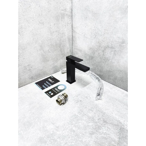 Смеситель для раковины Belz B10817-7, черный фото 6