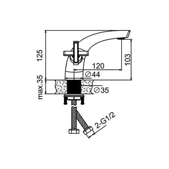 Смеситель для раковины Belz B10832 фото 16