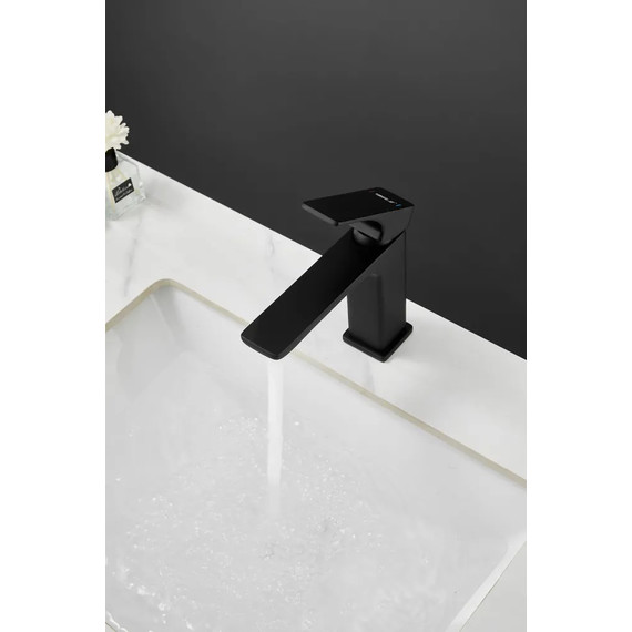 Смеситель для раковины BELZ B10709-7, чёрный фото 11