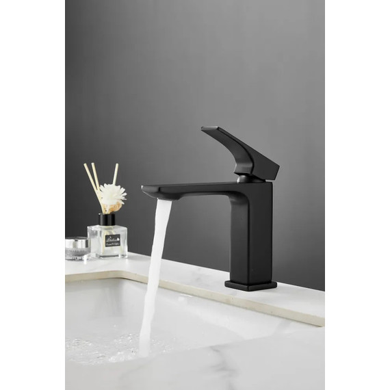 Смеситель для раковины BELZ B10709-7, чёрный фото 2