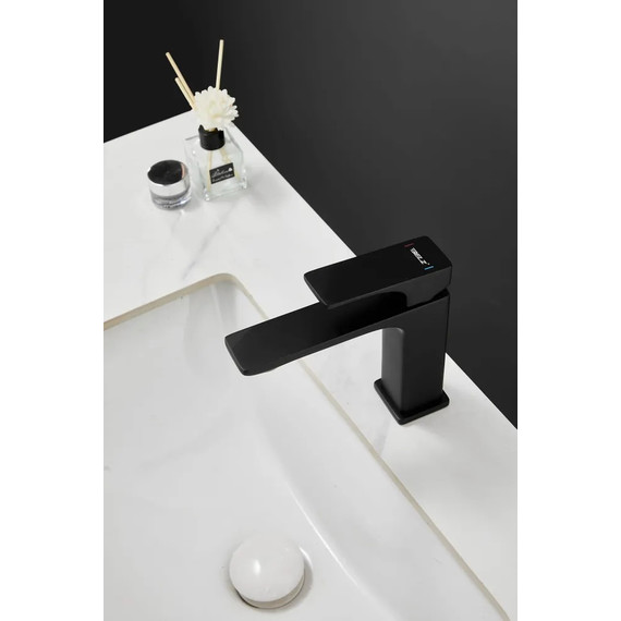 Смеситель для раковины BELZ B10709-7, чёрный фото 9