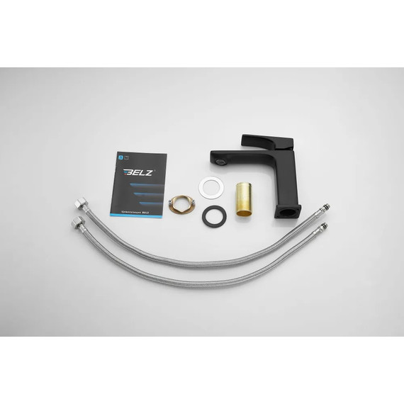 Смеситель для раковины BELZ B10709-7, чёрный фото 17