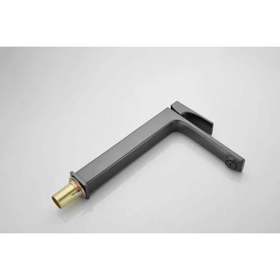 Смеситель для раковины высокий Belz B11709-3, графит фото 11