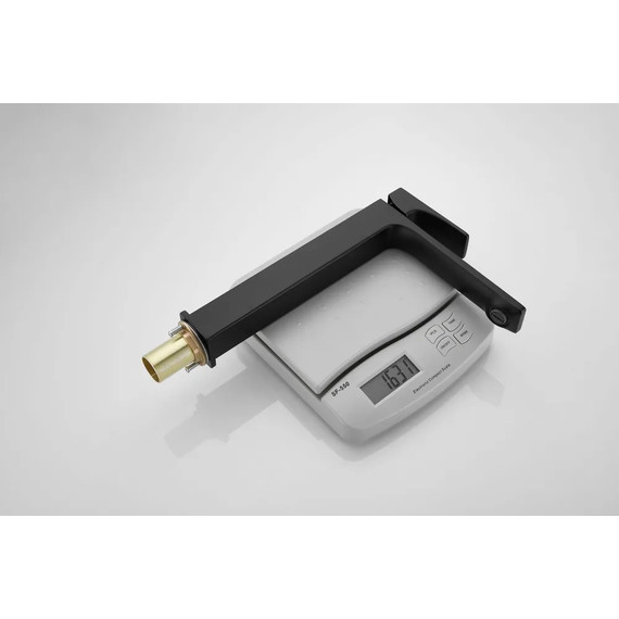 Смеситель для раковины высокий Belz B11709-7, чёрный фото 14