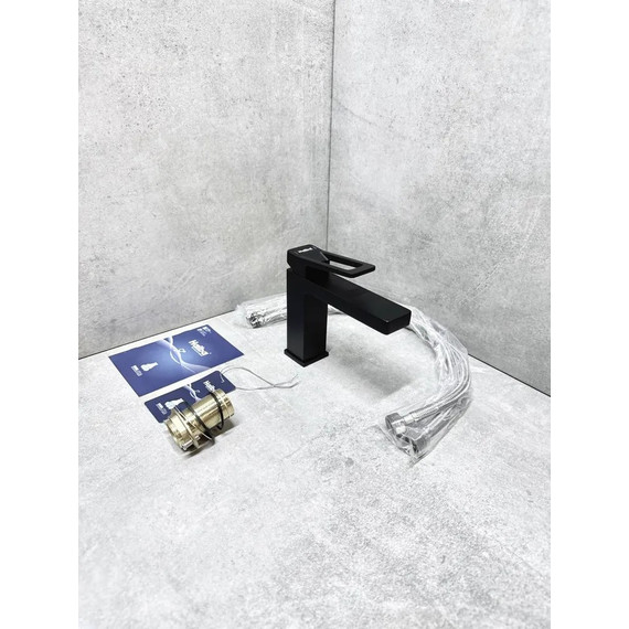 Смеситель для раковины Haiba HB10732-7, чёрный - 5 Смеситель для раковины Haiba HB10732-7, чёрный фото 5