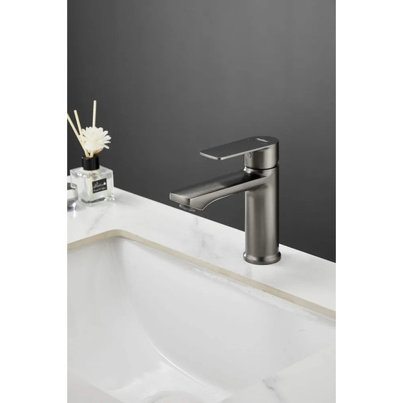 Смеситель для раковины Haiba HB10726-3, графит фото 2