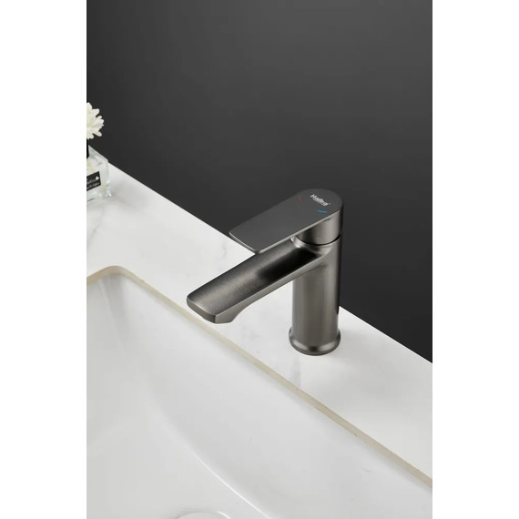 Смеситель для раковины Haiba HB10726-3, графит фото 7