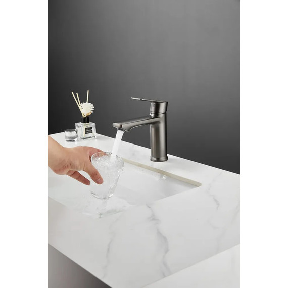 Смеситель для раковины Haiba HB10726-3, графит фото 10