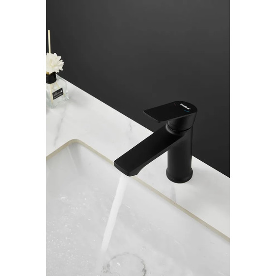 Смеситель для раковины Haiba HB10719-7, чёрный - 8 Смеситель для раковины Haiba HB10719-7, чёрный фото 8