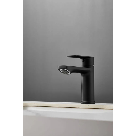 Смеситель для раковины Haiba HB10719-7, чёрный - 6 Смеситель для раковины Haiba HB10719-7, чёрный фото 6