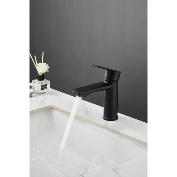 Смеситель для раковины Haiba HB10719-7, чёрный - 3 Смеситель для раковины Haiba HB10719-7, чёрный фото 3