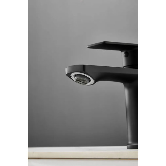 Смеситель для раковины Haiba HB10719-7, чёрный - 4 Смеситель для раковины Haiba HB10719-7, чёрный фото 4