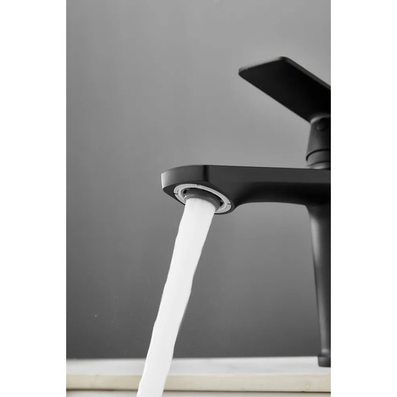 Смеситель для раковины Haiba HB10719-7, чёрный - 10 Смеситель для раковины Haiba HB10719-7, чёрный фото 10