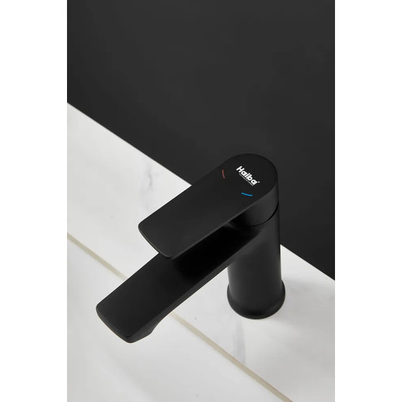 Смеситель для раковины Haiba HB10719-7, чёрный - 7 Смеситель для раковины Haiba HB10719-7, чёрный фото 7