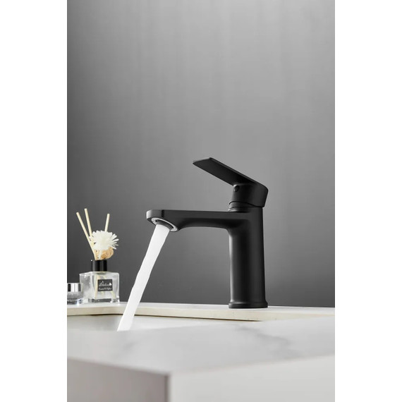 Смеситель для раковины Haiba HB10719-7, чёрный - 9 Смеситель для раковины Haiba HB10719-7, чёрный фото 9