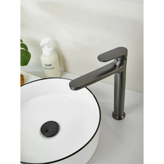 Смеситель для раковины высокий Belz B11713-3, графит фото 5