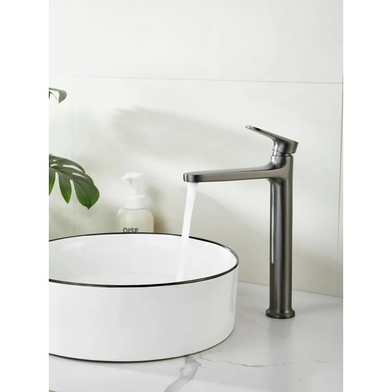 Смеситель для раковины высокий Belz B11713-3, графит фото 7