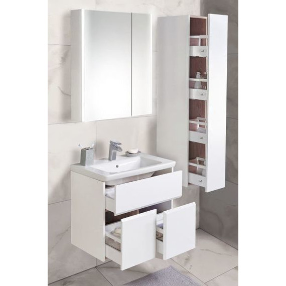 Зеркальный шкаф ROCA The Up 80 см ZRU9303017, белый - 3 Зеркальный шкаф ROCA The Up 80 см ZRU9303017, белый фото 3